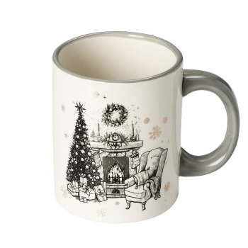 Кружка "Новый год" керам. 300мл "Хюгге" Подар.коробка 6249605 "Доляна" *1/48