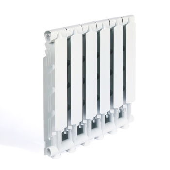 Радиатор алюминиевый 6 секций Royal Thermo Revolution, 500 мм, белый Радиатор алюминиевый 6 секций Royal Thermo Revolution, 500 мм, белый