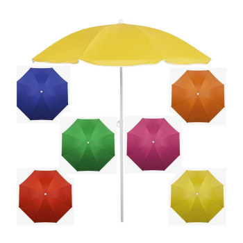Зонт пляжный Классика d=180cм, h=195 см МИКС 119128