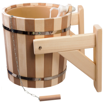 Русский душ 16 л. «Контраст», обливное устройство c пластиковой вставкой и наливным клапаном в короб