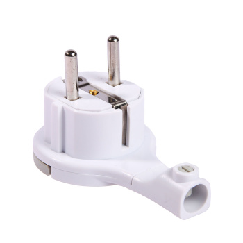 Вилка штеп.-невидимка электрич. с заземл. бел. 16А 250В *1/20/100