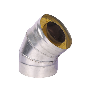 Отвод-сэндвич 135*, 120х200, нерж./оцинк., 0,5мм, 0,5мм по кон. *1/6