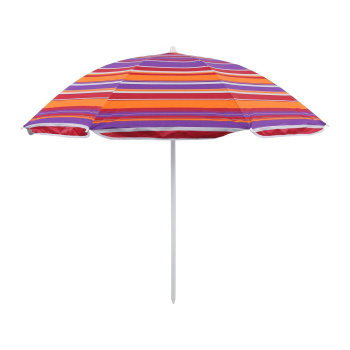 Зонт пляжный Модерн с механизмом наклона, серебр. покрытием d=180 cм, h=195 см, микс 867032