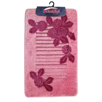 Коврик д/ванной Bombini "Classic" (60см х 100см) Фуксия CLC 201811 *1/40