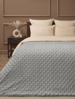 Плед 220*240см искусственный мех черепица TF F204GY10 Buenas Noches *1