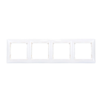 Рамка 4-м Valena горизонт. бел. инд. упак. (DIY-упак) Leg 694255