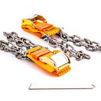 Браслет противоскольжения TOPAUTO, модель S - легковые, 2 шт, пластиковый кейс 5032471