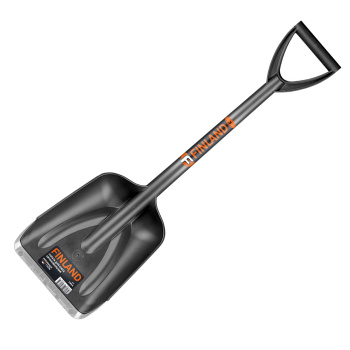 яяяЛопата снегоуб пластик 205*275 автомобильная с пластик. черенком (арт.1904) FINLAND ЦИ *1