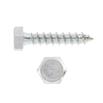 Шурупы по дереву BROZEX 8,0*40 шестигранник (4шт) *10/100