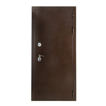 Дверь входная 2050х960х100 мм Дверной континент Комфорт 2, правая, медный антик/сандал светлый