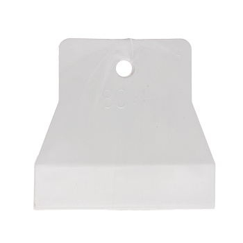 Шпатель резиновый 80 мм для затирки швов 888, белый