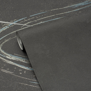 Обои  флиз  Ateliero Tornado (графит) 589249 1.06*10м *6