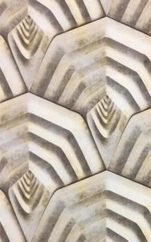 яяяПанель ПВХ UNIQUE 3D Скаел светлый (матовый лак) 2,7м КронаПласт *12