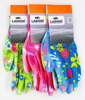 Перчатки садовые с нитриловым покрытием (женские) (арт.4525) *12/240/250 Перчатки садовые с нитриловым покрытием (женские) (арт.4525) *12/240/250