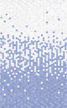 Плитка 40х25 см настенная 1.4 м² Шахтинская плитка Лейла, бело-голубой