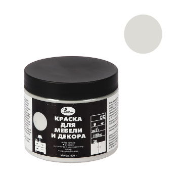 Краска акриловая для мебели и декора Дымчатый 0,5 кг Новбытхим *1/6