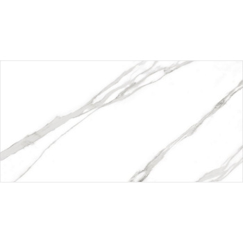 Керамогранит 1.44 м² Global Tile Carrara Bronze GT120606503PR/32, 1200х600х9 мм, белый