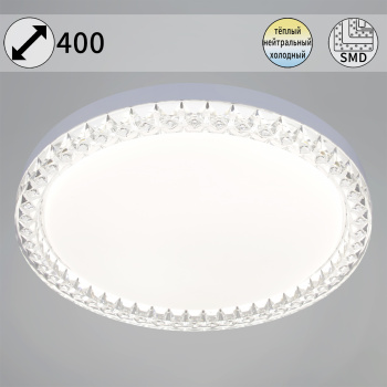 Светильник потолочный светодиодный 70001-0.5-400 LED 3000-6000К 72Вт S=12м2 *1/10