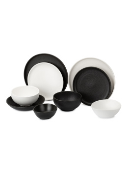 Тарелка фарфор. Domenik "Rock White" мелкая d21см DM8012 *6/24