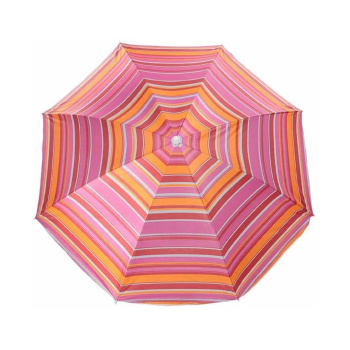 Зонт пляжный Модерн с серебряным покрытием d=150cм, h=170 см МИКС 119127