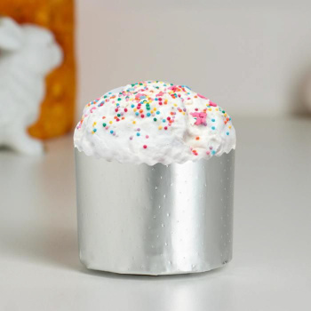 Форма бумажная для кекса, маффинов и кулича "Серебряная" 60 х 45 мм 6532138