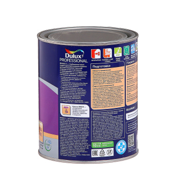 Краска акриловая для стен и  потолков 1 л BINDO 3 База BW  моющаяся глубокоматовая *1