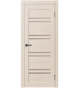 Дверное полотно остекленное Двери Гуд L3 Soft, 2000х700х37 мм, бронза матовое/ясень латте