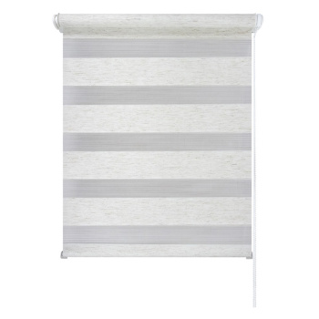 Штора рулонная День и ночь меланж белый 72,5*160 Легранд*1/6