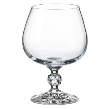 Набор бокалов стекло "BOHEMIA" "Клаудия" 6шт 250мл д/бренди 40149/250 (Чехия) *1/8