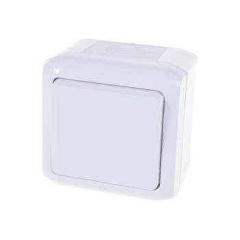 Выключатель "Quteo" ОП 1кл. белый 10А IP44 10АХ  Leg 782300  *