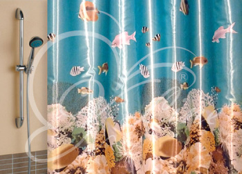 Штора для ванной "V-line" п/эстер 180*180см арт.1039 *1/20