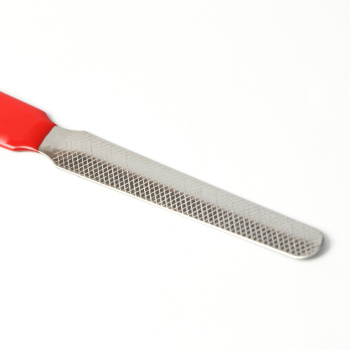 Набор по уходу за когтями: ножницы-когтерезы (отверстие 6 мм) и пилка, сине-красный 6960802