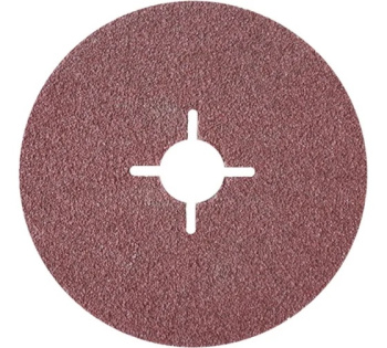 Круг шлифовальный на фибровой основе 225*22.23*2 А60 К80 с прорезями (Луга) *25/200