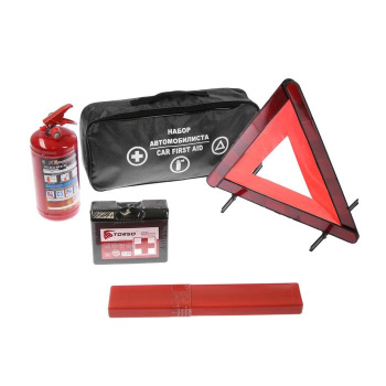 Набор автомобилиста TORSO, для прохождения тех осмотра, 4 предмета 7348956