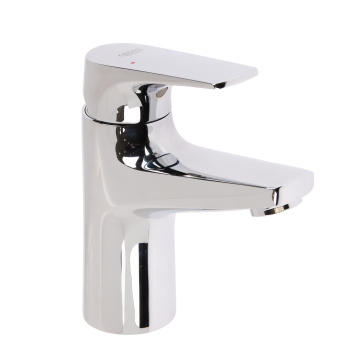 Смеситель для умывальника GROHE BauFlow 23752000, короткий излив, рычажный, без донного клапана