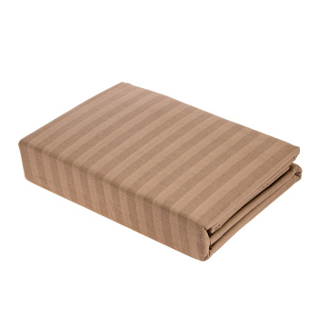 Постельное белье 2сп бязь-страйп Орхидея 334-1/2 шоколад, наволочки 70*70 - 2шт *1/6