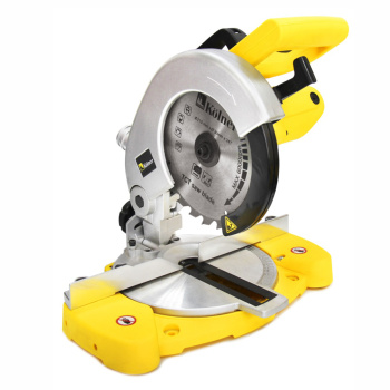 Пила торцовая 210мм 1400Вт 5000об/м глуб/шир50/120мм угол0-45гр посад30мм KMS 210/1400 Kolner *1/2