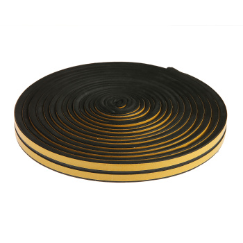 Уплотнитель TYTAN, 12х10 мм, промышленный, профиль D, черный