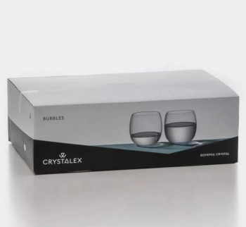 Набор бокалов стекло "BOHEMIA" "Пион" 380мл 6шт д/воды 25039/380 "KRYSTALEX" *1/8