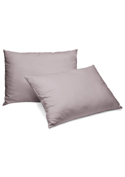 Наволочка поплин 2шт 50/70см Niteva 19830 мокко *1/42