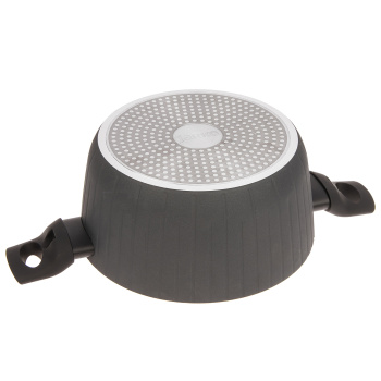 Кастрюля алюм.а/приг. Jarko "Terra" д/ИНДУКЦ.плит 4,4л d24см Стек.кр. JTr-224-11 *1/4