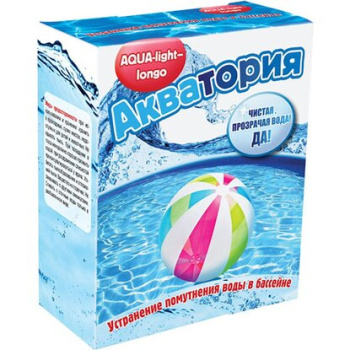 Средство от помутнения воды в бассейнах Акватория  AQUA-light- longo, 500 г   4359507 Средство от помутнения воды в бассейнах Акватория  AQUA-light- longo, 500 г   4359507
