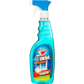 Чист.ср-во д/стекла ЗОЛУШКА Чистые окна с Нашатырным спиртом с распылит 0,5л (Ч21-7) (Москва) *12 Чист.ср-во д/стекла ЗОЛУШКА Чистые окна с Нашатырным спиртом с распылит 0,5л (Ч21-7) (Москва) *12