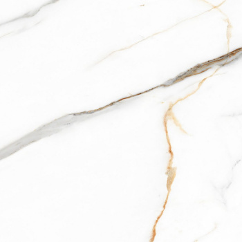 Керамогранит 1.44 м² Global Tile Angel Statuario GT120605503PR, 1200х600х8.5 мм, полированный, белый