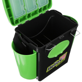 Ящик зимний Helios FishBox 10 л, односекционный, цвет зелёный 2638528 Ящик зимний Helios FishBox 10 л, односекционный, цвет зелёный 2638528