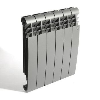 Радиатор биметаллический 6 секций Royal Thermo BiLiner, 500 мм, 960 Вт, серый