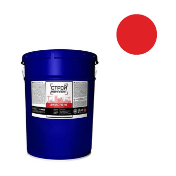 Эмаль ПФ-115 красная 20 кг СТРОЙКОМПЛЕКТ *1/33