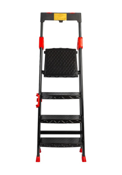 Стремянка стальная 4 ШИРОК.пласт.съемн.ступени, выс.верхн. площ.0,86м "COMFORT" 133504 "Perilla" *1