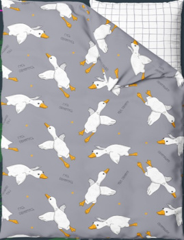 Постельное белье детское 1,5сп перкаль Тинейджер Василек 500192/1 Гусландия *1/7