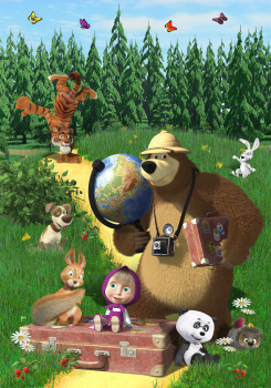 Фотообои Симфония К-140 "Большое путешествие" 140*200 (4 лист)*1 (туба с клеем)